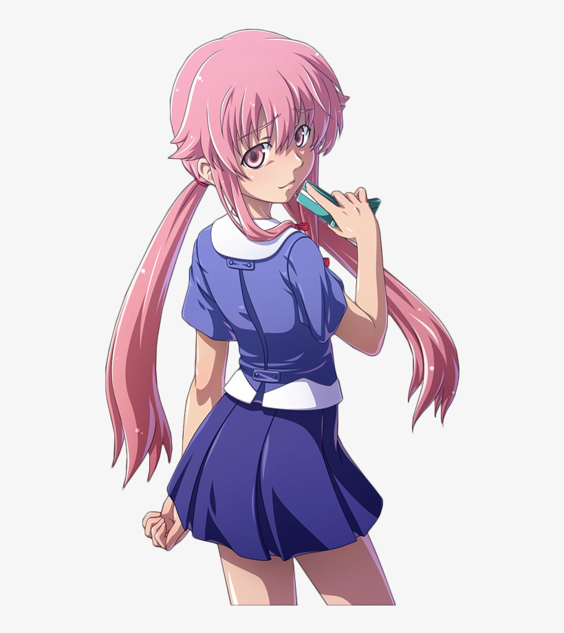 Hottest Waifu Contest - Future Diary Yuno, transparent png #5598960