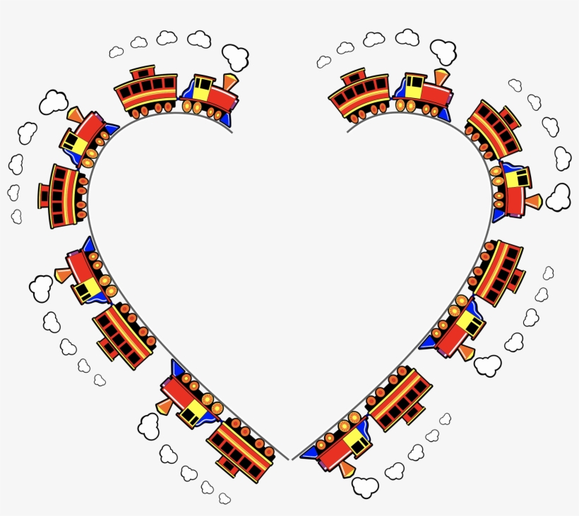 This Free Icons Png Design Of Train Heart, transparent png #5599050
