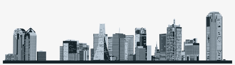 Simple City Skyline U2013 Free Clip Art - Clipart City, transparent png #560004