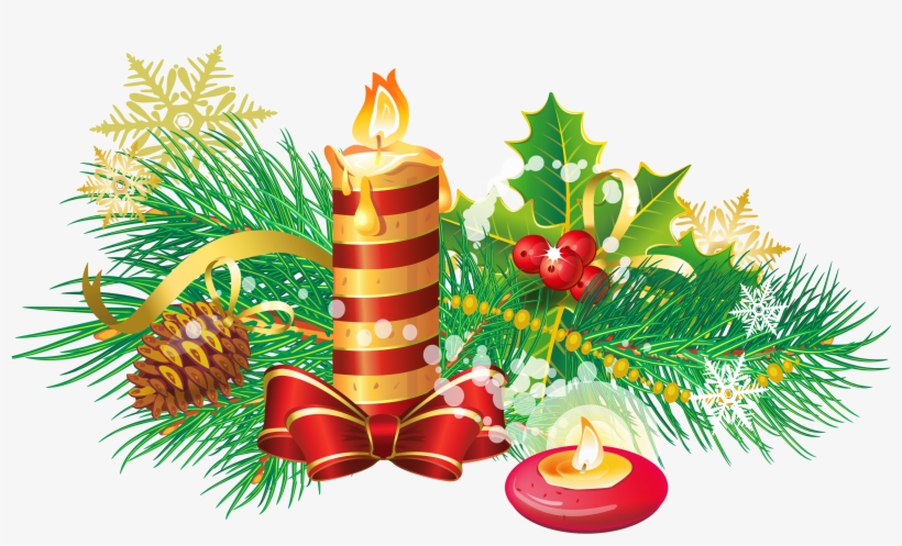 Transparent Christmas Candle Png Clipart - Christmas Day, transparent png #560063