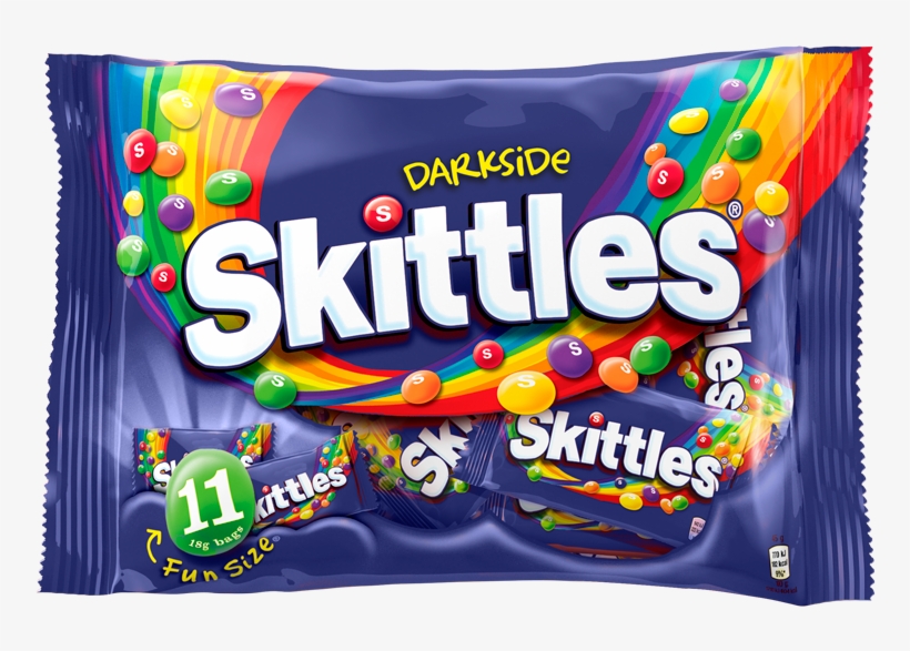 Wrigley's Extends Seasonal Sweets Range - Skittles Darkside Fun Size, transparent png #560112