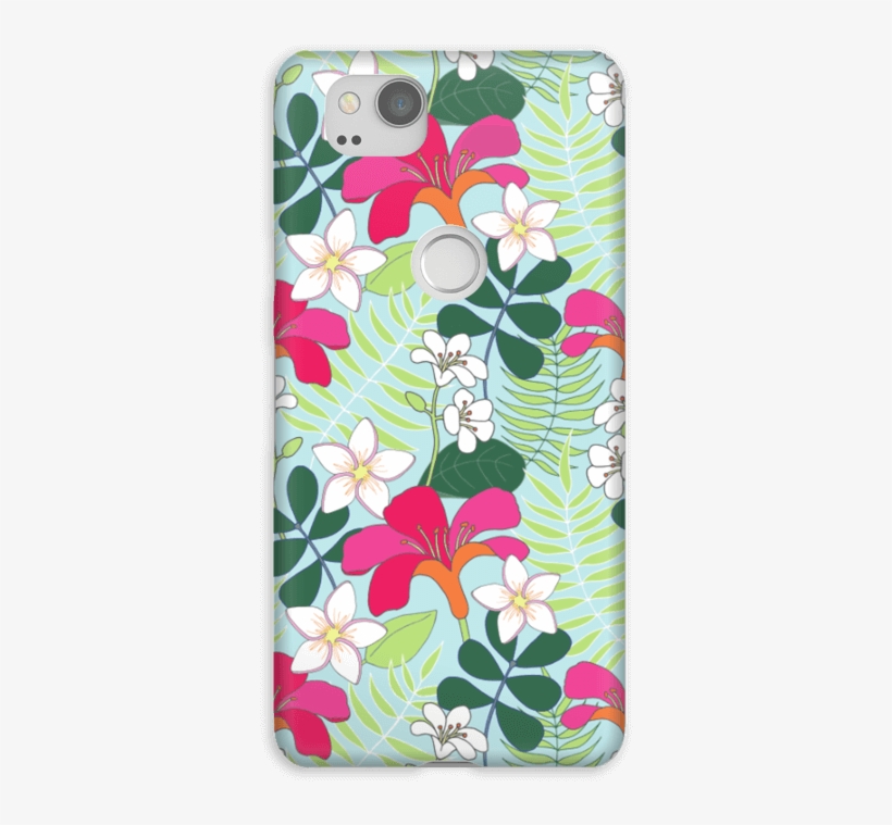 Tropical Flowers Case Pixel - Ipad 4, transparent png #560637