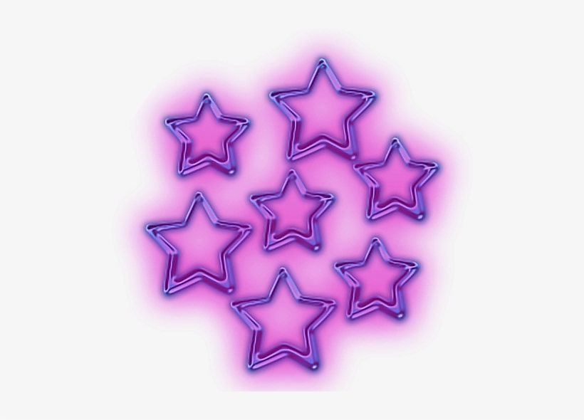 Neon Stars Png, transparent png #560884