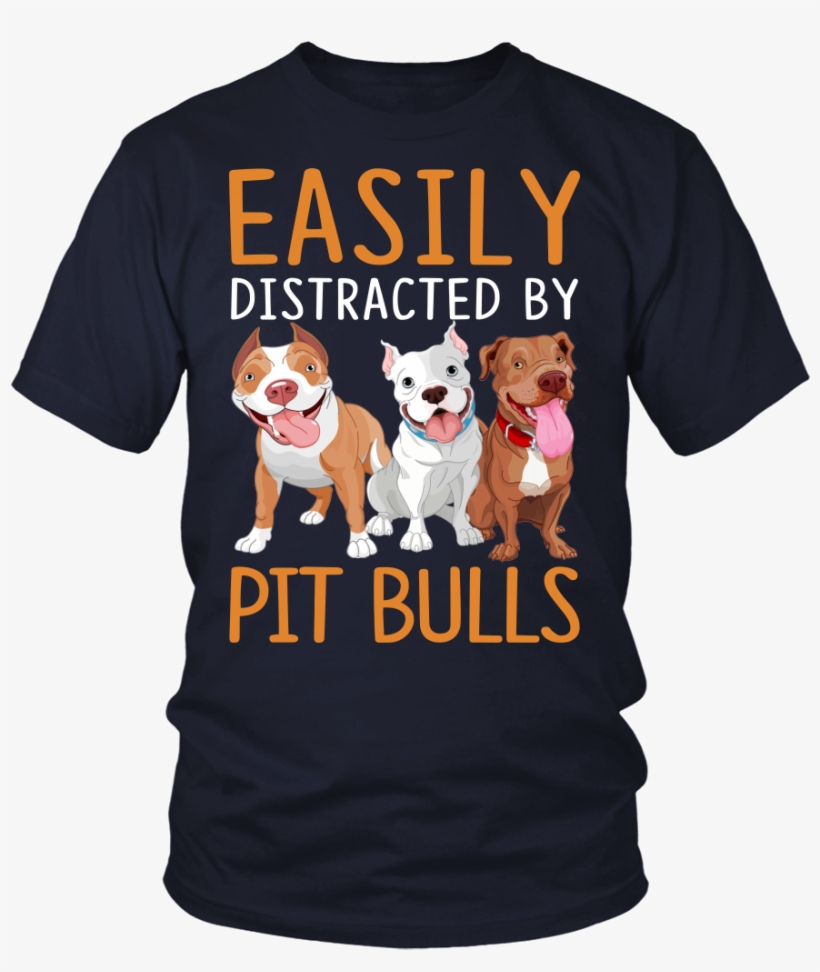 Teelaunch Shirts District Unisex Shirt / Navy / S Easily - I'm A Pit Bull Grandma, transparent png #561011