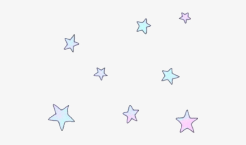 Stars Pink Blue Pastel Pastelblue Pastelpink Cream - Pastel Stars Transparent, transparent png #561116