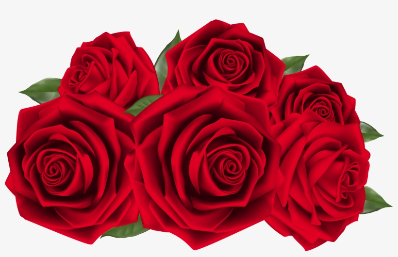 Beautiful Dark Clipart Image - Red Roses Clip Art, transparent png #561386