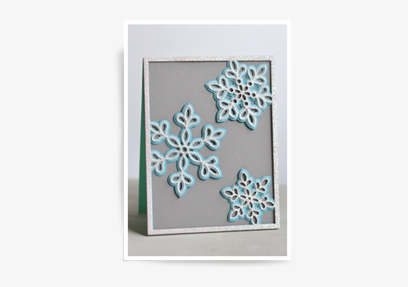 Shimmer Snowflake Frame Layer Set - Birch Press Design Shimmer Snowflake Frame Layer Set, transparent png #561394