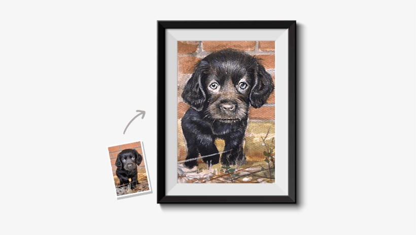 This Is A Watercolor Pet Painting From Photo - Labrador Retriever, transparent png #561561