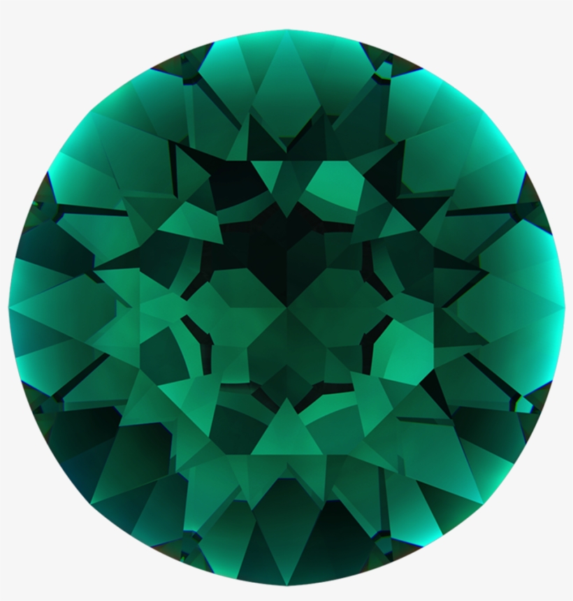 Emerald Stone - Smoky Quartz Swarovski Crystal, transparent png #561643