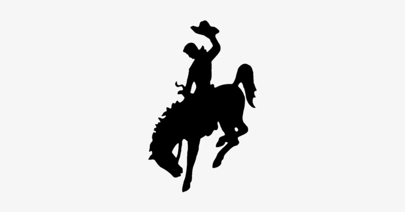 Cowboys Logo Png - Wyoming Bucking Horse Clip Art, transparent png #561661