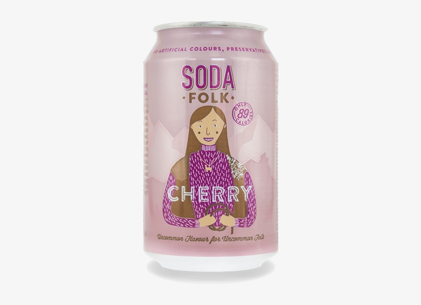 Soda Folk Cherry Can - Portable Network Graphics, transparent png #561663