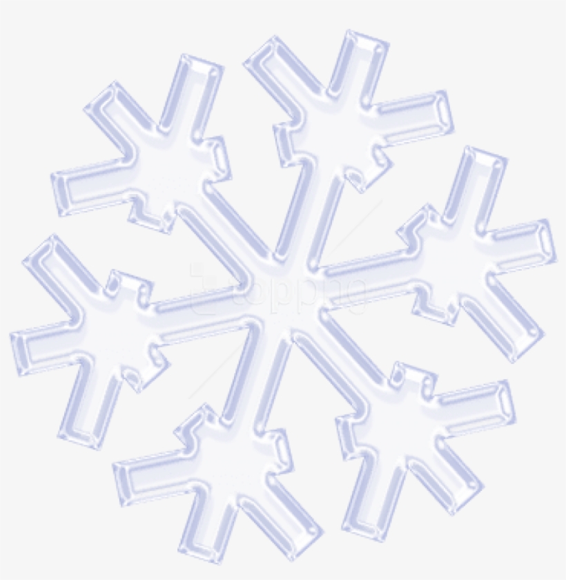 Transparent Simple Snowflake Png Clipart - Cross, transparent png #561801