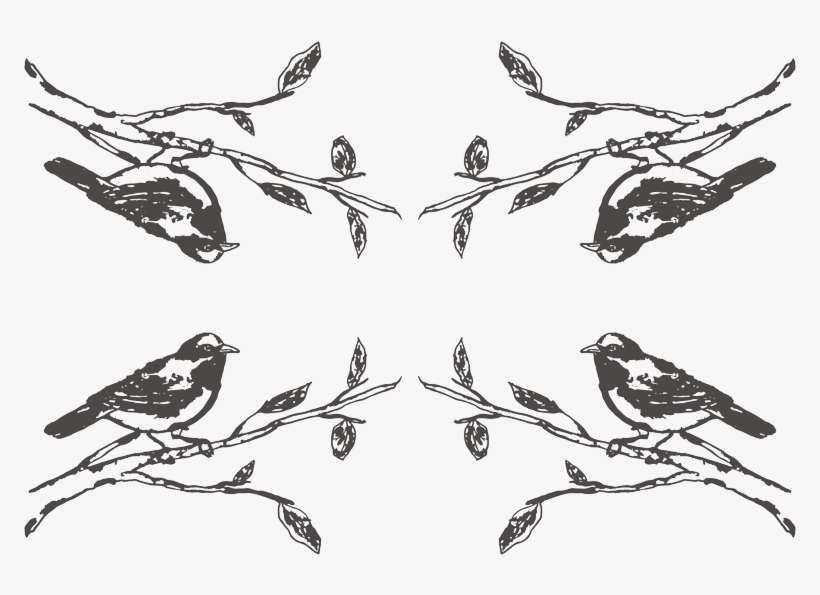 Bird Fabric - Bird Drawing - Bird Custom Fabric By, transparent png #562483