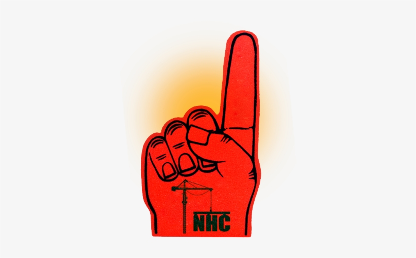 Giant Foam Fingers For A Reason - Mets Foam Finger, transparent png #562567