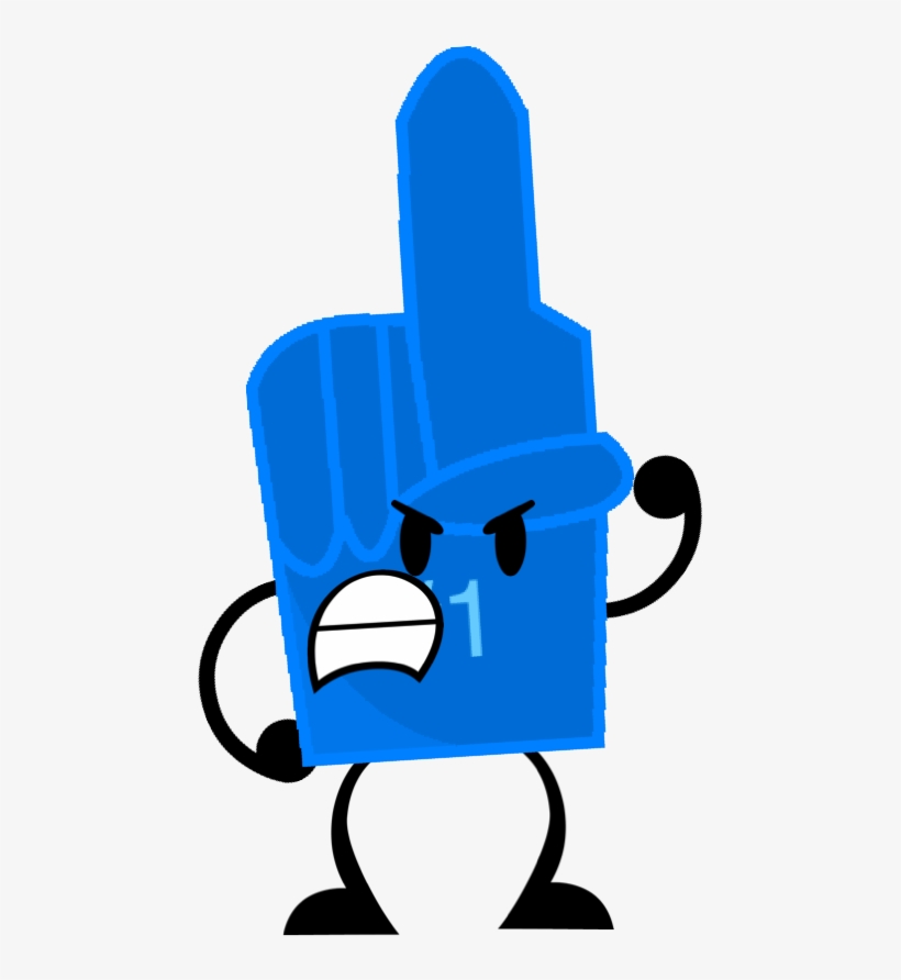 Foam Finger Pose - Thumbnail, transparent png #562693