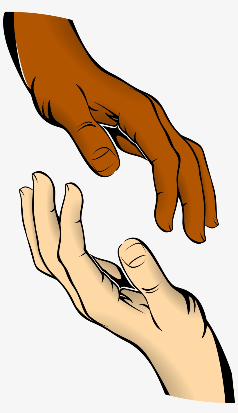Illustrations And Clipart Giving Hands Clipart - Hands Reaching Out Clip Art, transparent png #562828