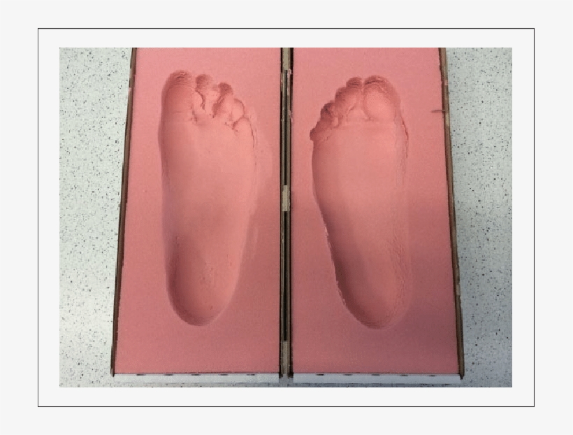 Foot Mold Taken By Foam Impression - Science, transparent png #562877