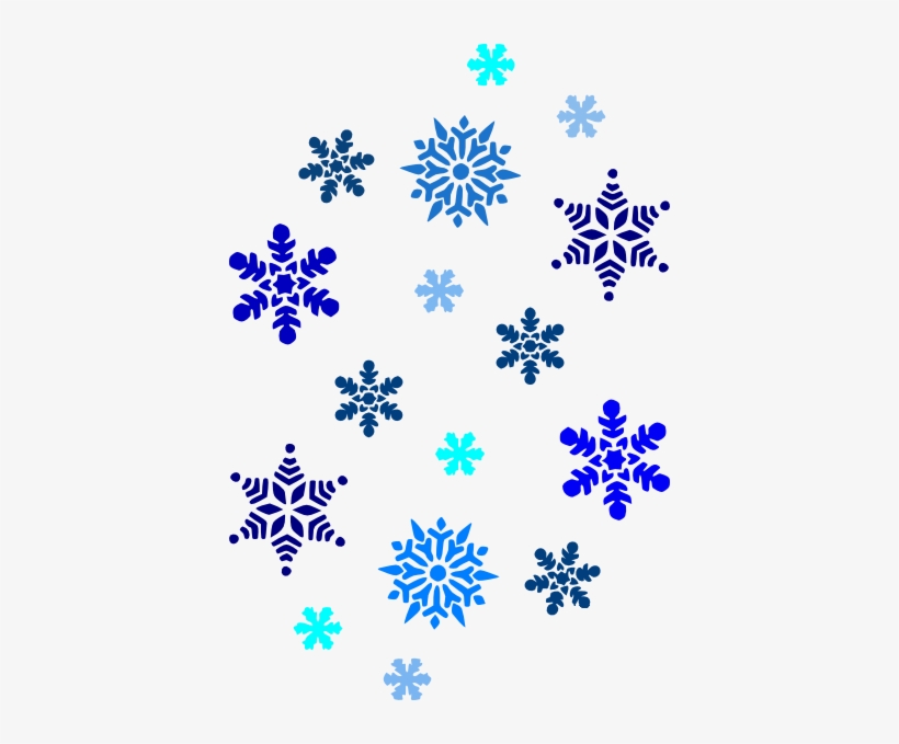 Flakes Clip Art At Clker Com Vector - Snowflakes Clipart, transparent png #563019
