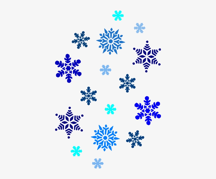 Flakes Clip Art At Clker Com Vector - Snowflakes Clipart, transparent png #563019