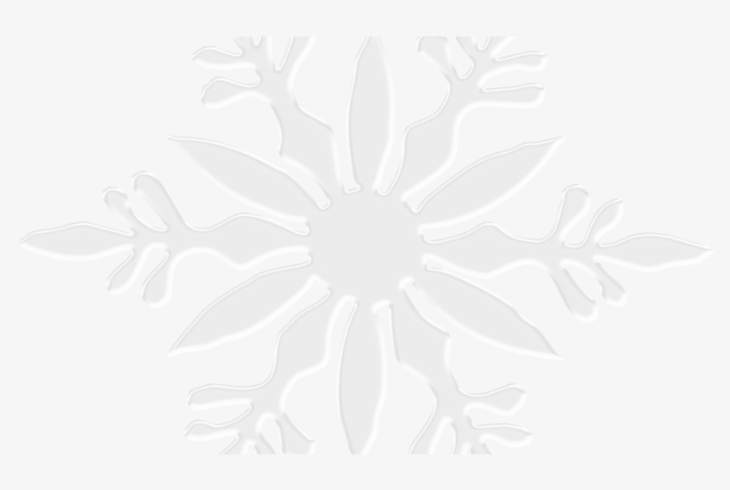 White Snowflake Transparent Background Png - Clip Art, transparent png #563021