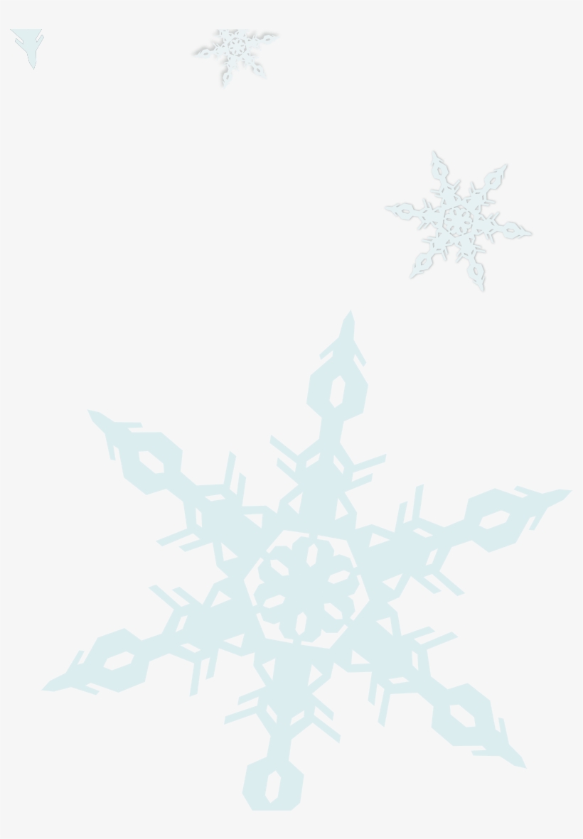 Snowflake Clipart Trail - Illustration, transparent png #563071