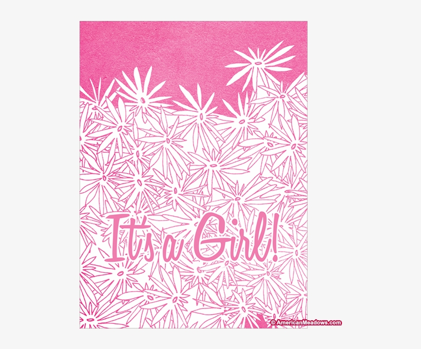 It's A Girl Seed Packet - Motif, transparent png #563387
