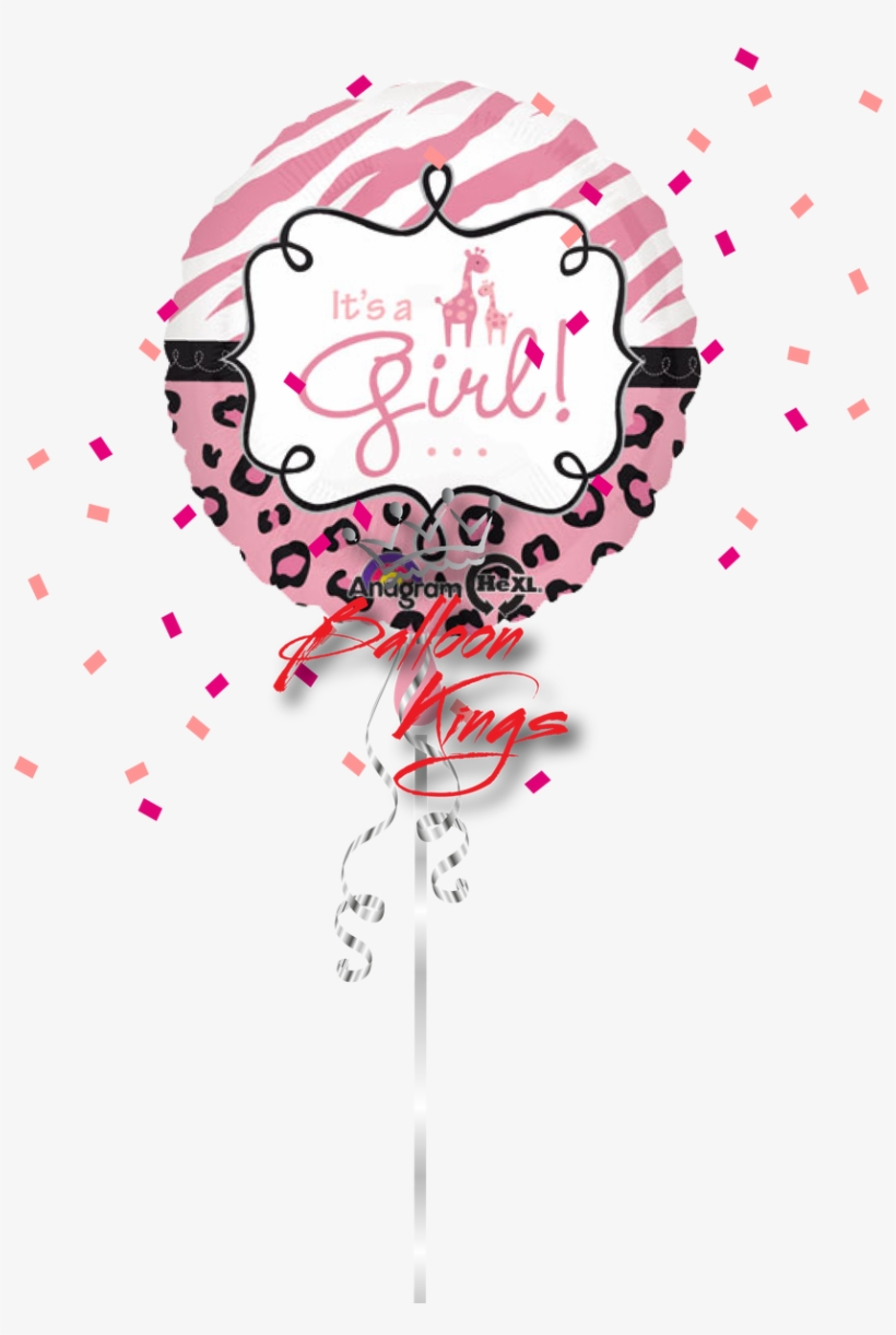 Its A Girl Safari - Its A Girl Giraffe, transparent png #563388