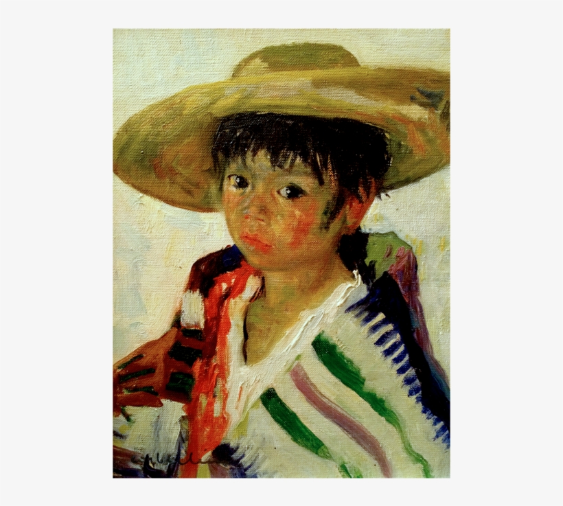 Luigi Corbellini French/italian Painting Of Young Boy - Watercolor Paint, transparent png #563530