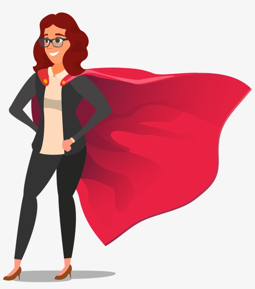 Being A Dental Office Superwoman - Superhero Businesswoman, transparent png #563553