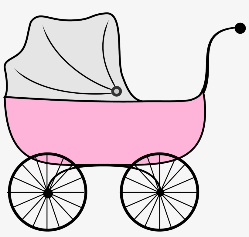 Clipart Baby Pram - Clip Art Pram, transparent png #563770