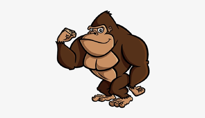 Collection Of Free Guerilla Cartoon Animal Download - Cartoon Image Of Gorilla, transparent png #563832