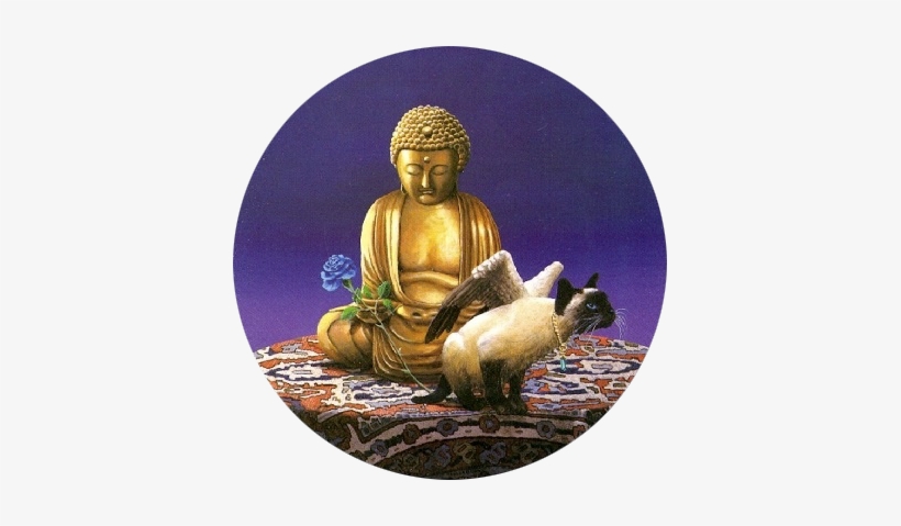 Enlightenment And Purrsuasion By Gage Taylor And Uriel - Painting, transparent png #563931