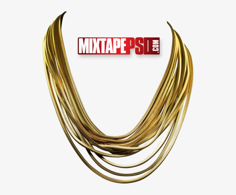 Gold Chain Psd Download - Gold Chain Bunch Png, transparent png #564123