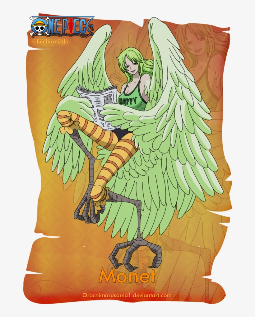 Monet By Orochimarusama1 On Deviantart Monet, One Piece - One Piece Dragon Full Body, transparent png #564404