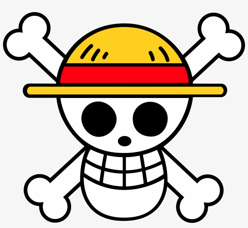 Straw Clipart Hey - One Piece Jolly Roger, transparent png #564474