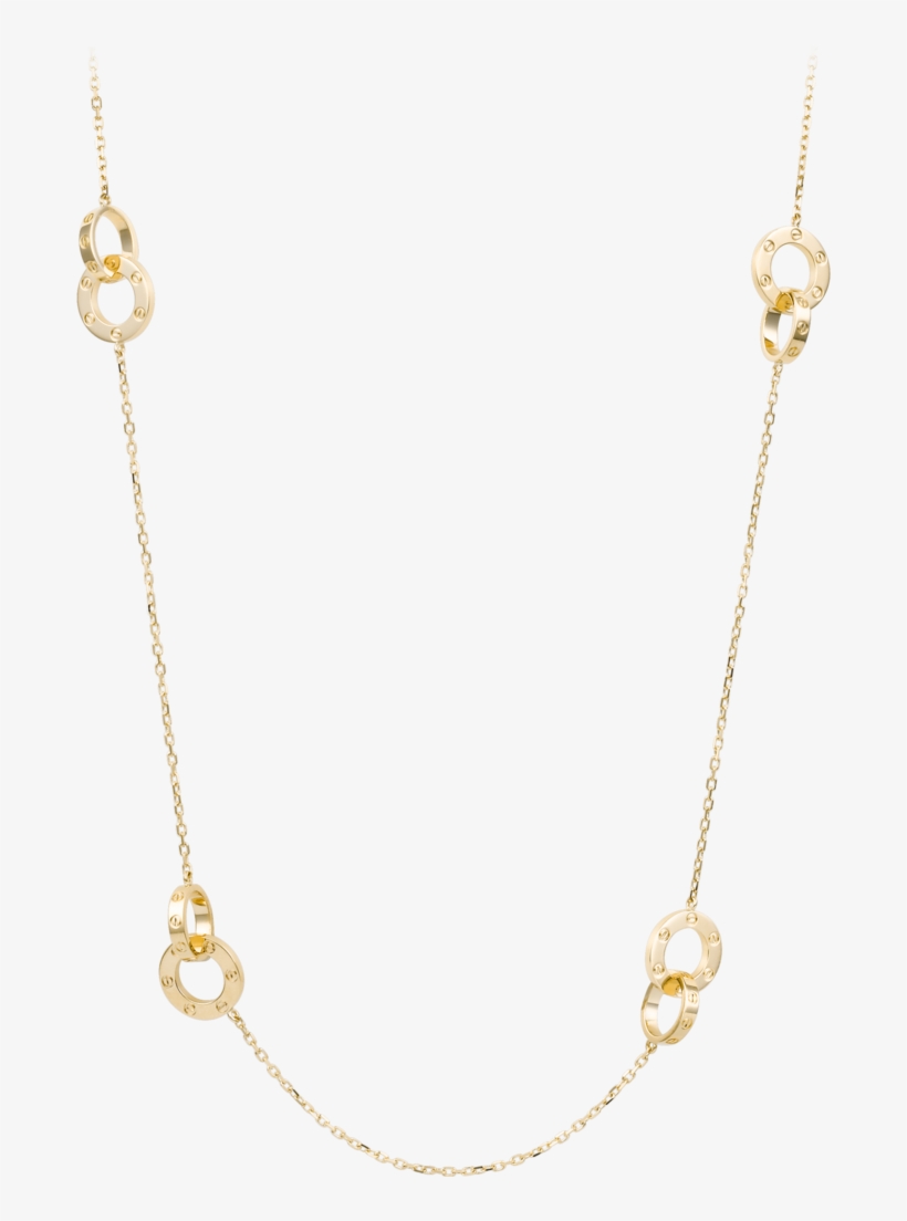 Love Necklaceyellow Gold - Cartier Long Love Necklace, transparent png #564518