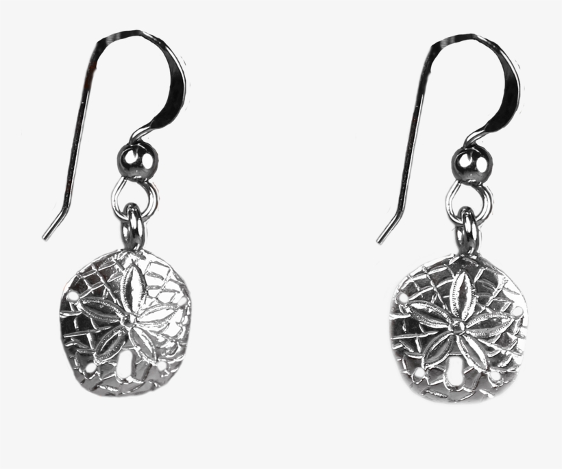 Sand Dollar Earrings - Earrings, transparent png #564617