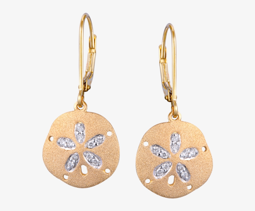 Sand Dollar Earrings - Earrings, transparent png #564734