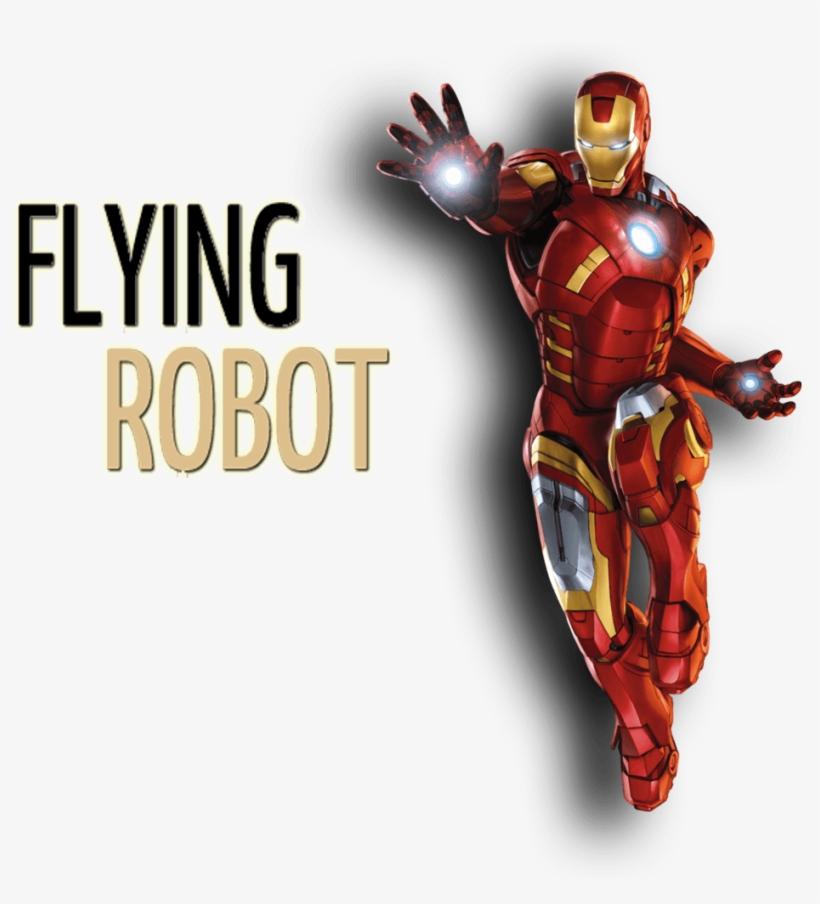 Flying Robotics More Details - Fathead Iron Man Avengers, transparent png #564809