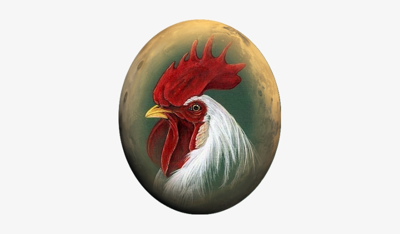 Needlework - Painting Of A Rooster, transparent png #565501