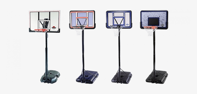 Back To Menu ↑ - Lifetime 1270 Pro Court Portable Basketball System,, transparent png #565503