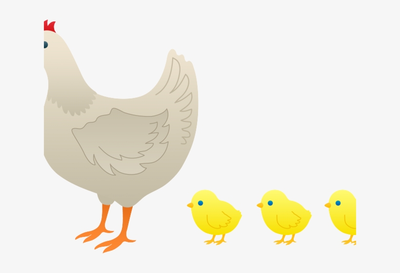 Drawn Chicken Baby Chick - Clip Art, transparent png #565565