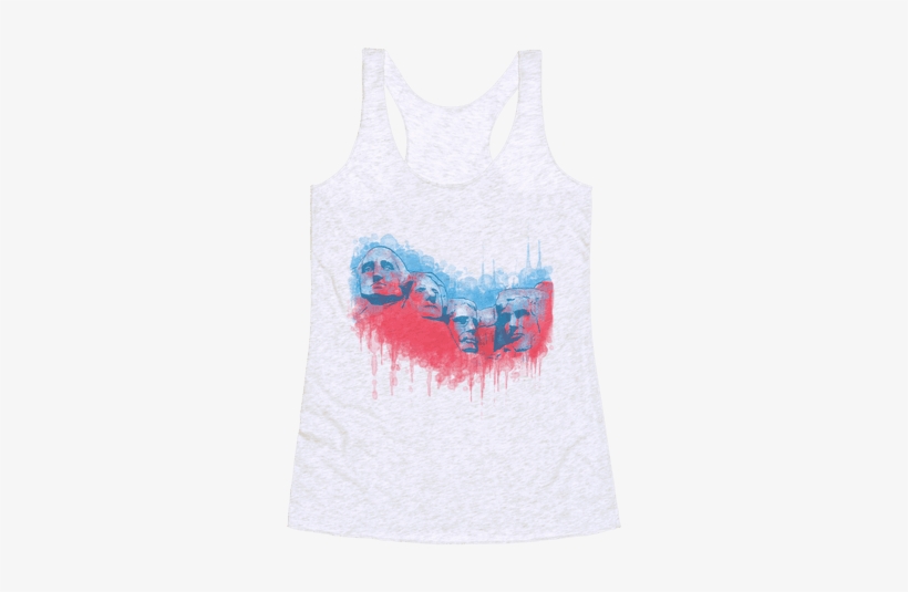 Watercolor Rushmore Racerback Tank Top - Watercolor Rushmore Iphone Case: Funny Iphone Case, transparent png #565657