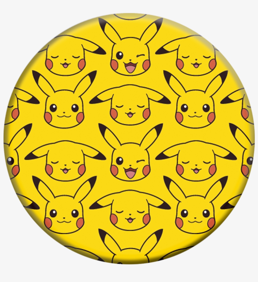 Pikachu Pattern - Popsockets, transparent png #565898