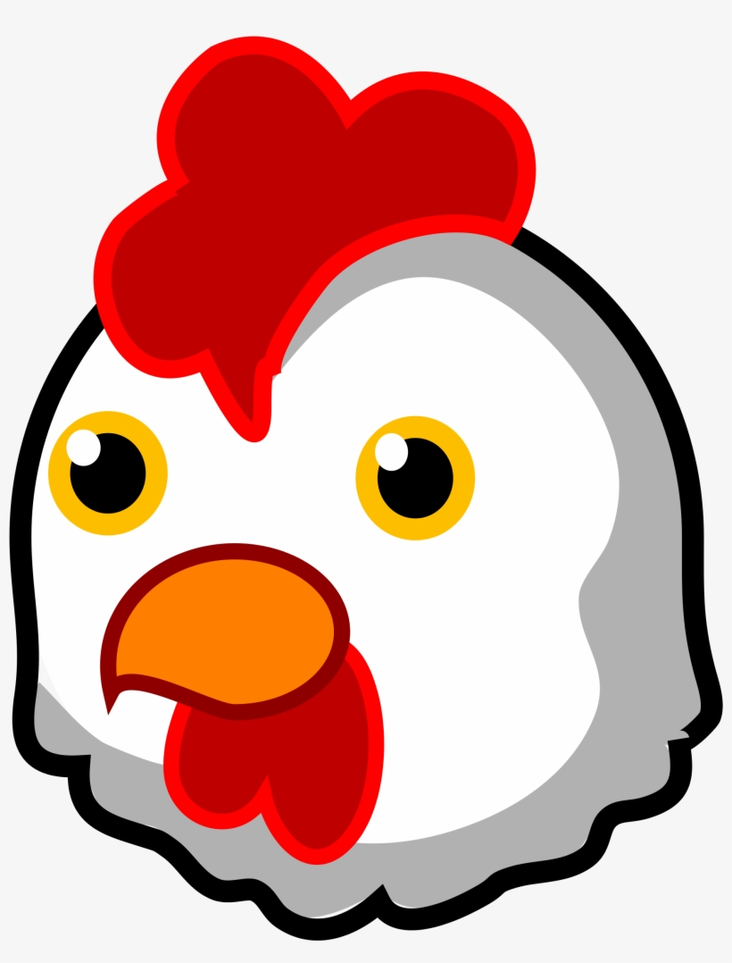 Chicken Head Png - Chicken Icon, transparent png #566039
