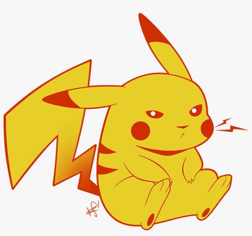 By The Mad Hatress On Deviantart - Pikachu Mad, transparent png #566086
