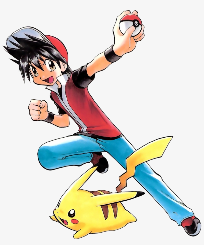 Red Pokemon Manga, transparent png #566087