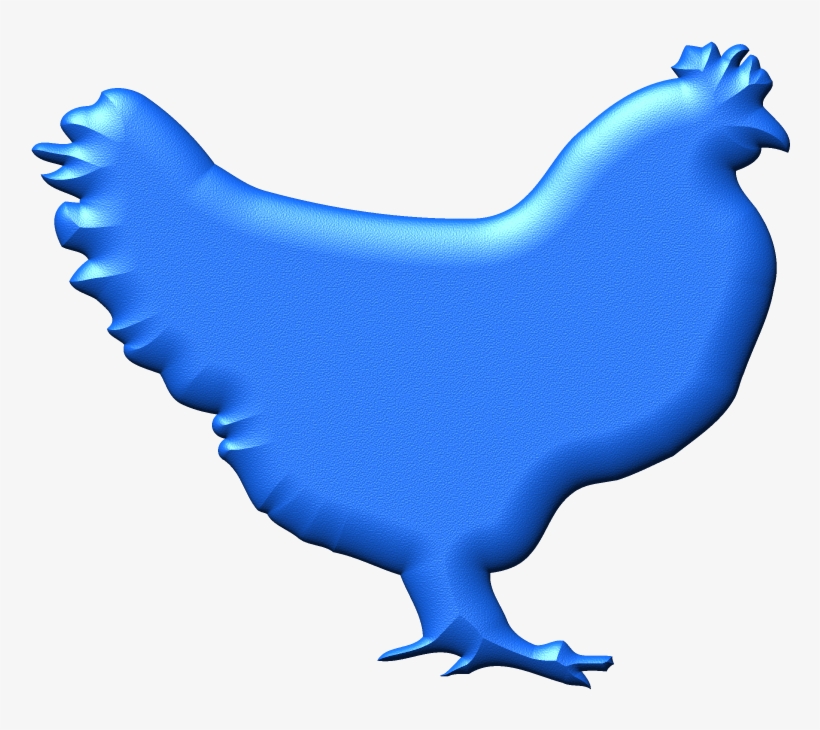 Transparent Blue Hen Png Picture 1024 - Chicken, transparent png #566194