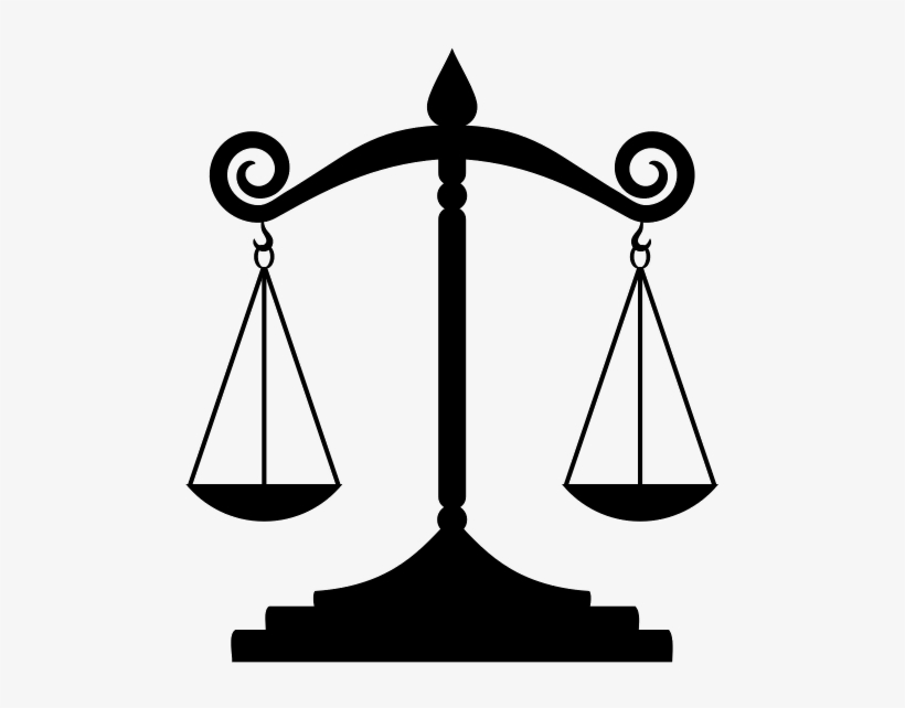Law Justice Measuring Scales Constitutional Amendment - Scales Clip Art, transparent png #566320