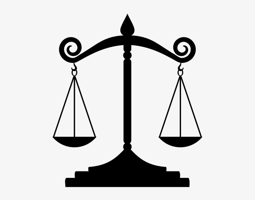 Law Justice Measuring Scales Constitutional Amendment - Scales Clip Art, transparent png #566320